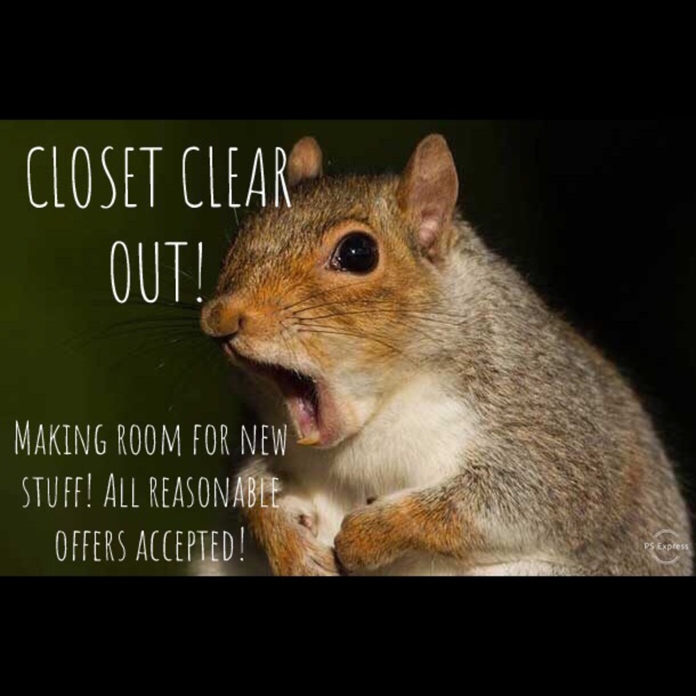 CLOSET CLEAR OUT!